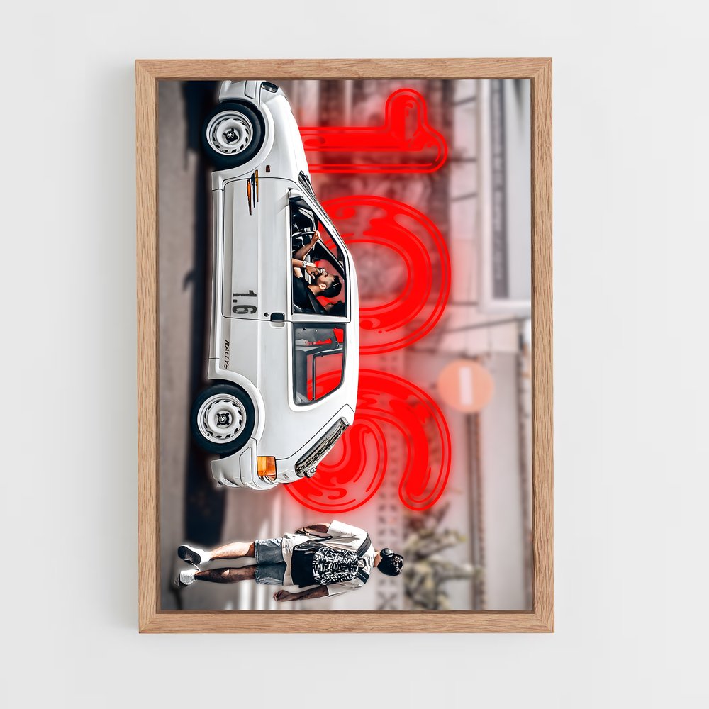 Poster Rallye Éclair – affiche Peugeot (vue 4)